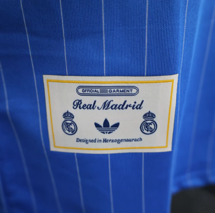 2526 Real Madrid Blue Casual Player's Top - Image 7
