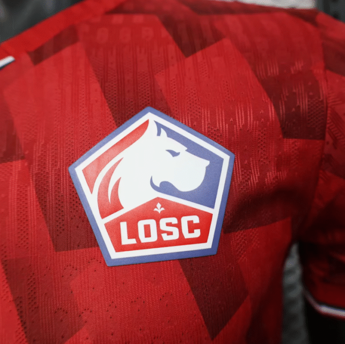 2526 Lille home player edition jersey - Image 4