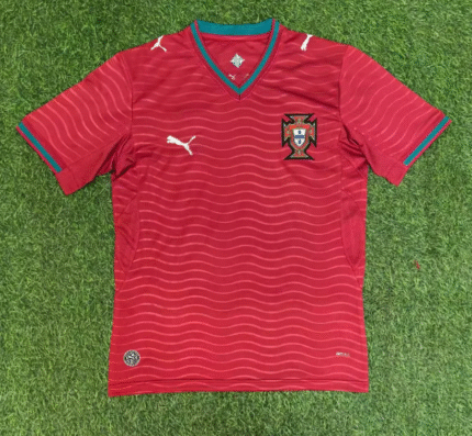 2627 Portugal home fan version jersey