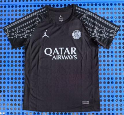 2526 Paris third away black football shirt