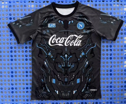 2526 Napoli Universe Edition Black Football Shirt