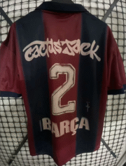 2526 Barcelona Retro Commemorative Edition Football Shirt - Image 3