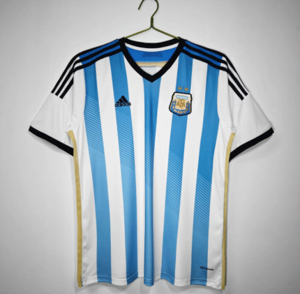 2014 Argentina home retro football top