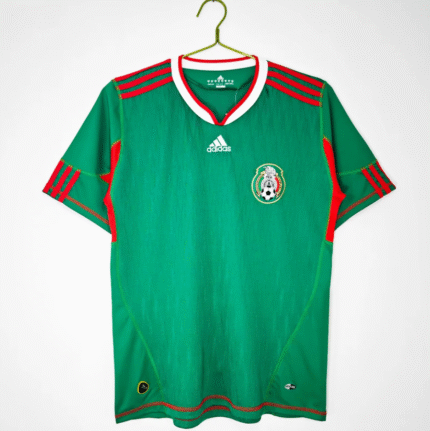 2010 Mexico home retro football top