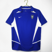 2002 Brazil away retro football shirt